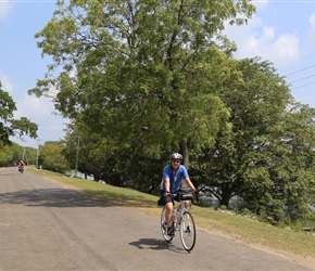 Phil on the dam 