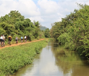 Along the canal bank