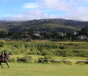 Nuwara Eliya Racecourse in Nuwara Eliya, Sri Lanka is the only remaining horse racing venue in Sri Lanka. Situated 1,868 metres above sea level the race course is one of the highest in the world. The track has a circumference of 1,800 metres.