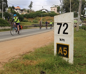 Christine passes milepost