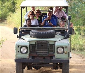 We took 2 jeeps to look about the park