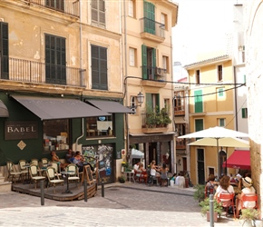 Cafe stop in Palma