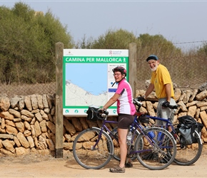 Ruth Hockney and Julian Tweed near Can Picafort