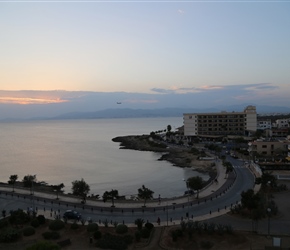 Sunset over Palma from the Apolo Hotel