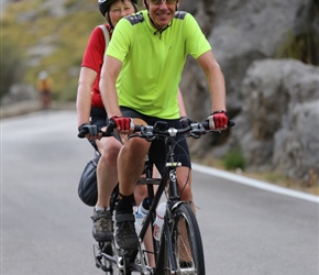 Christine and Gary on Sa Colobra