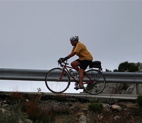 Carole on the final part of Sa Colobra