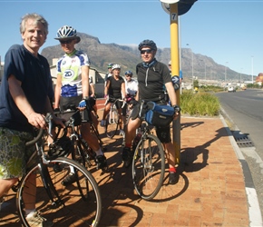 Neil on the way out of Cape Town