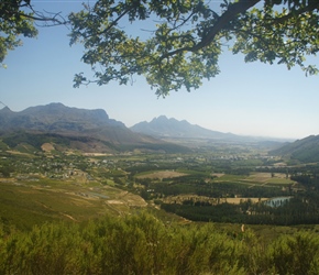 Franschhoek from Franschhoek Pass