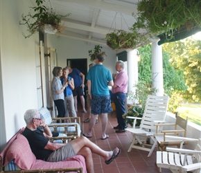 Terrace at the farm