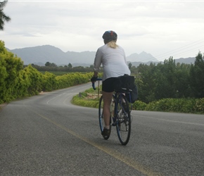 Sherry on the back road to Robertson