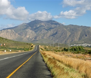 Looking back towards Montagu along Route 62