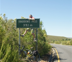 I always have this irresistable urge to climb a sign