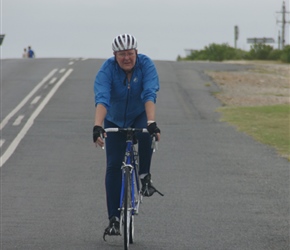 Gerald McManamon arrives at Arniston