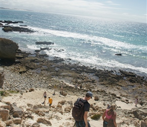 Tim descends to Waenhuiskrans Cave