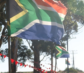 South African flags