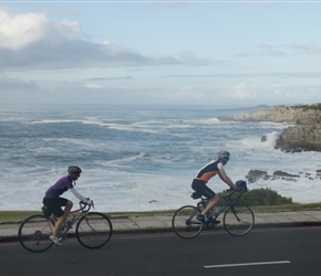 Cherry and Tim leave Hermanus