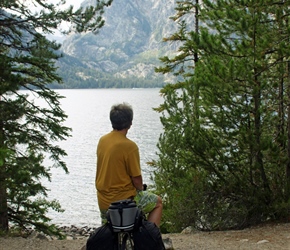 Neil overlooks Jenny Lake