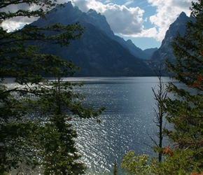 Tetons from Jenny Lake