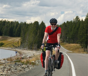 Ian by Yellowstone Lake