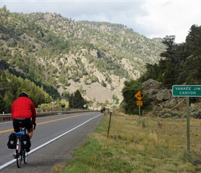 Malc enter Yankee Jim Canyon