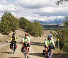 Ian ,Carel and Malc on Brackett Creek Road