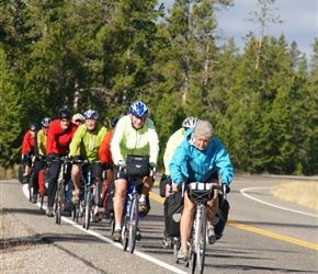 Valerie re-enters the Yellowstone Park