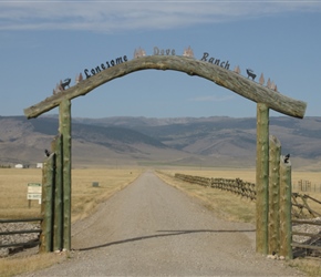 Ranch entrance