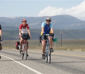 Mike, Carel and Linda near Quake Lake