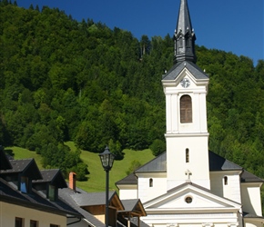 Zelezniki Church, built between 1872 and 1874 in the Renaissance Revival style at the site of an earlier church that burned down in 1822.