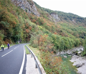 Linda and Barney on the road to Kanal