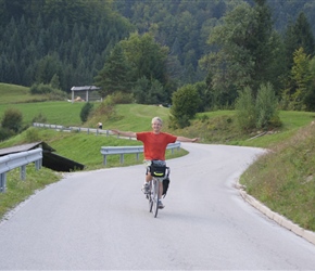 Neil on descent to Kranj