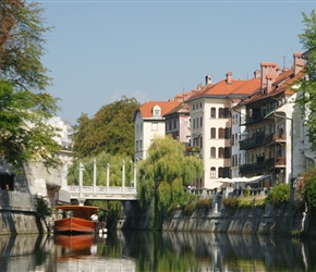 Ljubliana from the river trip