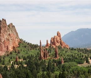 On the loop road in the Garden of the Gods