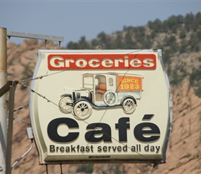 Cotapaxi Store Sign