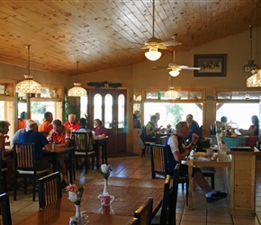 Group breakfast at Crawford