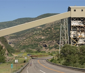 SHelen admires the Somerset Coal Mines