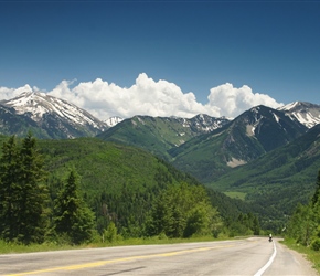 Michael descends the McClure Pass