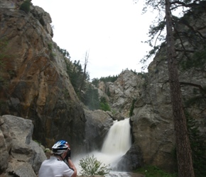 Phil and the waterfall