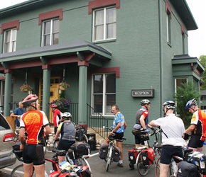 Final arrival at the Quality Inn in Boulder