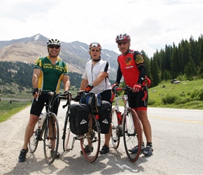 Well Phil had a puncture and was saved by Rocky and his friend who were passing