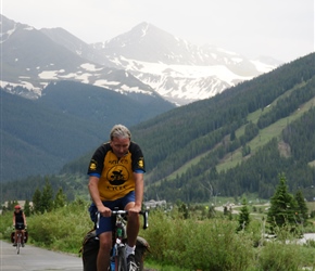 Emrys descending to Frisco from Copper Mountain