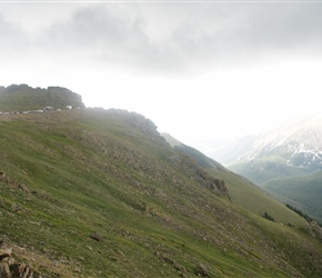 This was the last but shorter summit ascent. The weather was coming in at this point