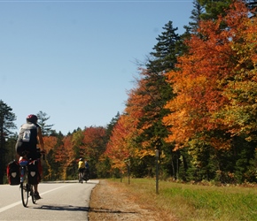 Carel on the Kancamangus highway