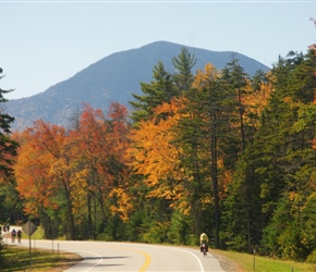 Emrys descends the Kancamangus highway