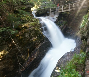 Sabbaday falls on Kancamangus Highway