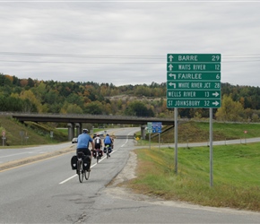 Heading to Waites River, and no, that's not using the interstate