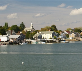 Portsmouth, a New Hampshire port city on the Piscataqua River. 