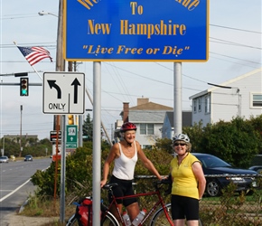 So Carel and Janet have arrived in New Hampshire