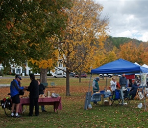 Farmers market at Newfane