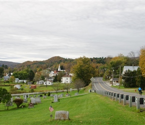 Peter passes Williamstown Cemetery